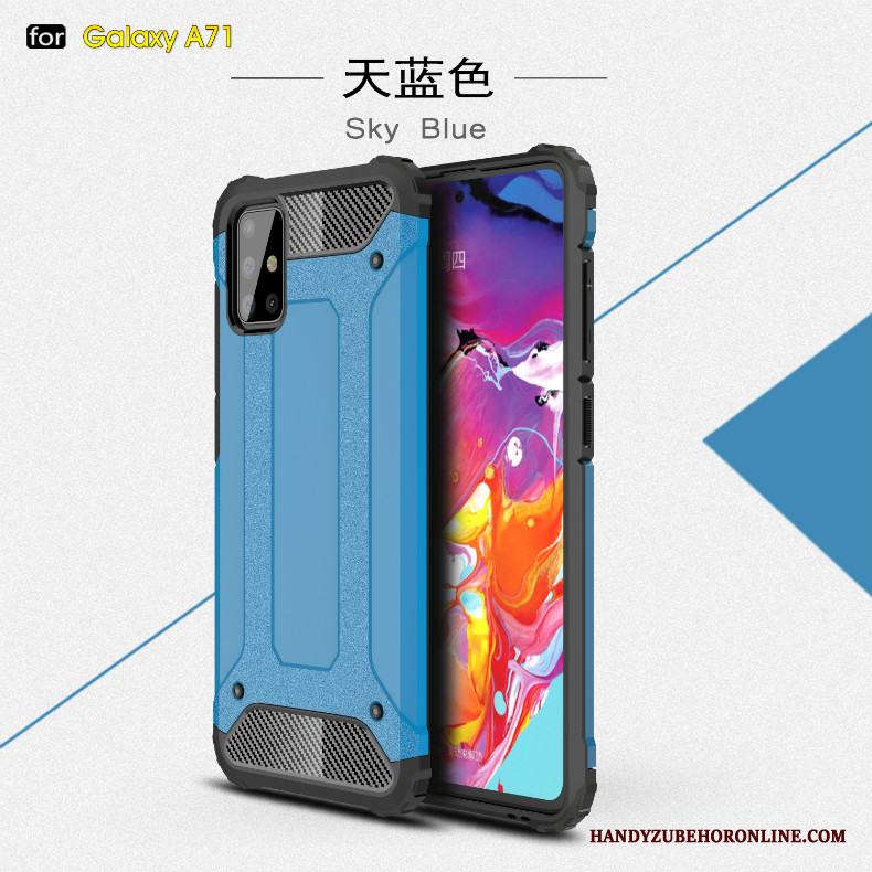 Samsung Galaxy A71 Skal All Inclusive Silikon Mjuk Kreativa Trend Varumärke Hård Fallskydd