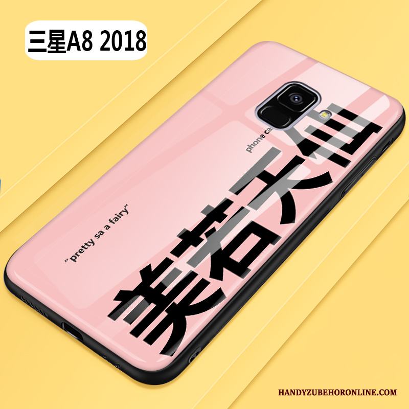 Samsung Galaxy A8 2018 Tecknat Trend Hård Kreativa Skydd Fodral Skal Telefon