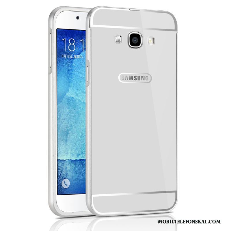 Samsung Galaxy A8 Frame Metall Fallskydd Svart All Inclusive Skal Telefon Stjärna