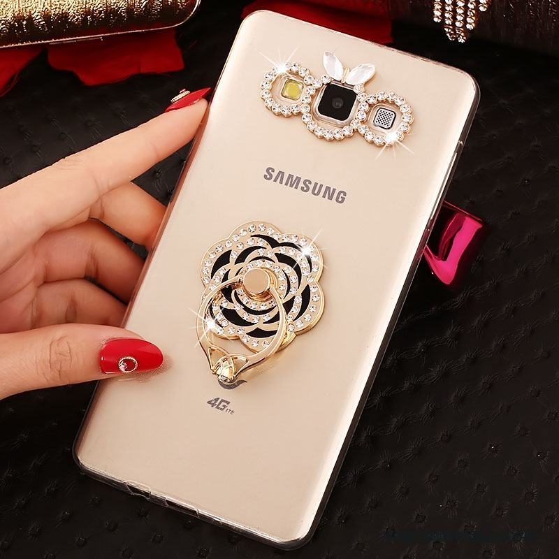 Samsung Galaxy A8 Guld Trend Fodral Skal Telefon Mjuk Skydd Fallskydd