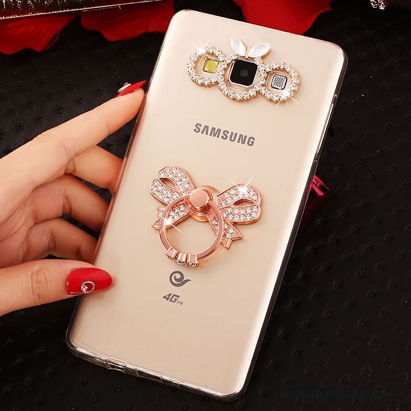 Samsung Galaxy A8 Guld Trend Fodral Skal Telefon Mjuk Skydd Fallskydd