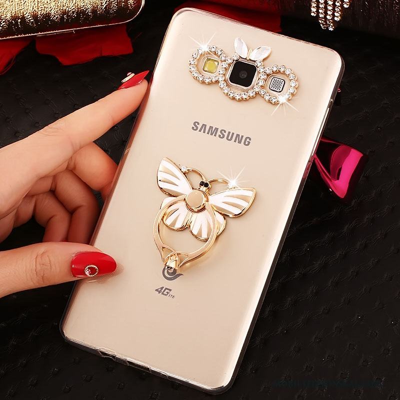 Samsung Galaxy A8 Guld Trend Fodral Skal Telefon Mjuk Skydd Fallskydd