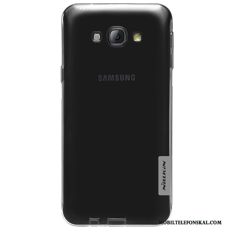 Samsung Galaxy A8 Mjuk Stjärna Fodral Skydd Silver Skal Telefon Transparent