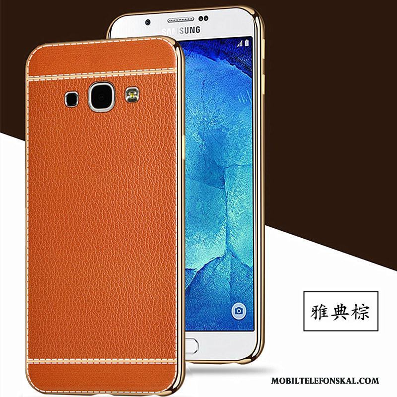 Samsung Galaxy A8 Skal Plating Svart Fodral Skydd Stjärna Mönster All Inclusive