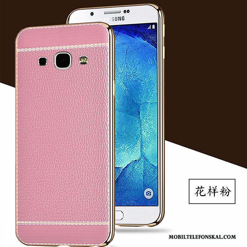 Samsung Galaxy A8 Skal Plating Svart Fodral Skydd Stjärna Mönster All Inclusive