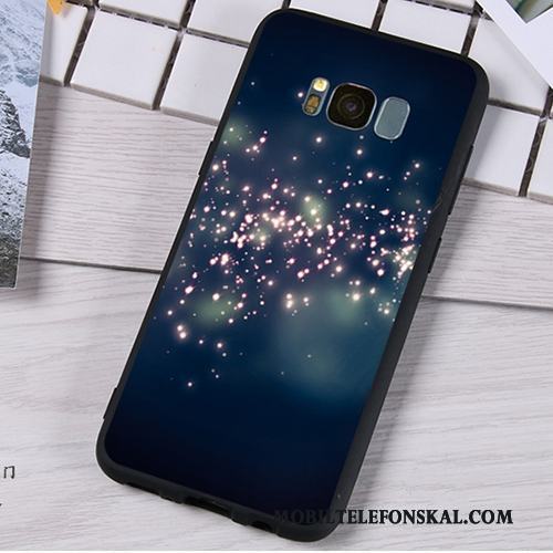 Samsung Galaxy A8 Skal Tecknat Stjärna Vacker Skydd Fodral Mobil Telefon Purpur