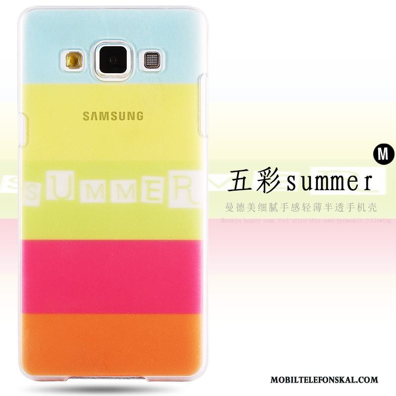 Samsung Galaxy A8 Skal Telefon Skydd Fodral Målade Hård Fallskydd Rosa
