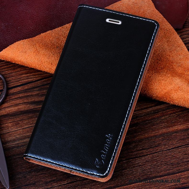 Samsung Galaxy A8 Skydd Läderfodral Mobil Telefon Skal Stjärna Gul