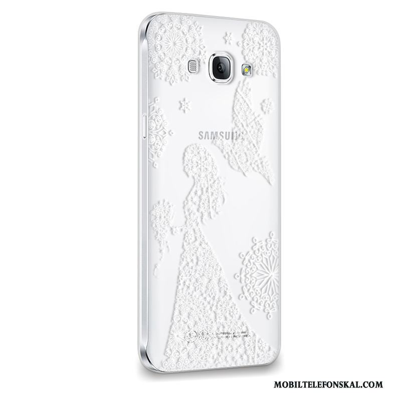 Samsung Galaxy A8 Trend Skal Telefon Fodral Blommor Fallskydd Silikon Stjärna