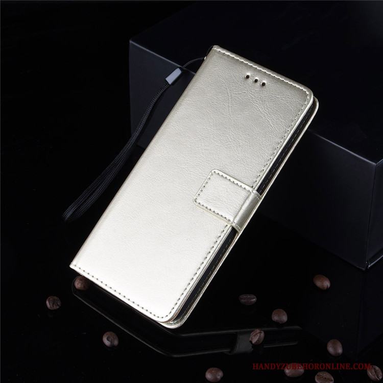 Samsung Galaxy A80 Täcka Plånbok Stjärna Skal Telefon Mönster Fodral Guld