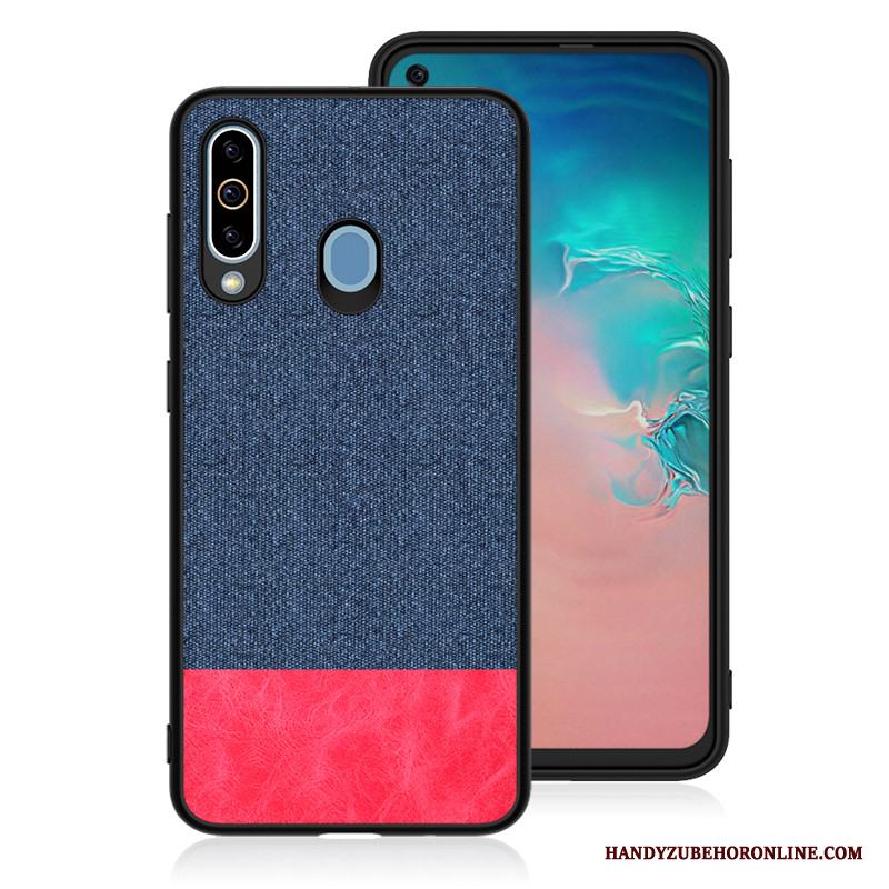 Samsung Galaxy A8s All Inclusive Sy Mönster Fodral Skal Telefon Fallskydd Nubuck