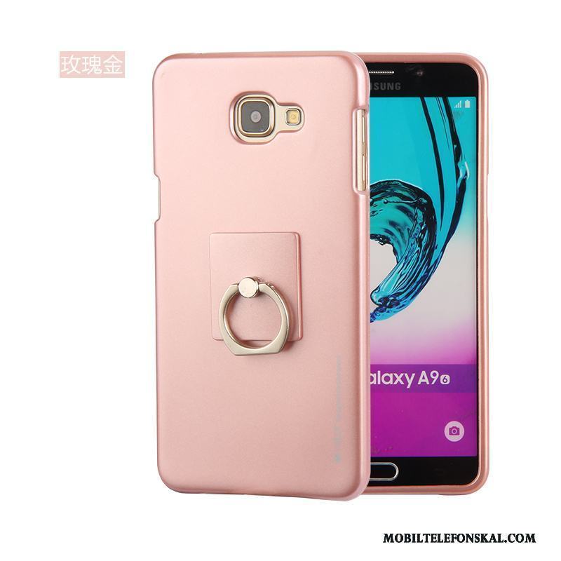 Samsung Galaxy A9 Skal Mjuk Silikon Slim Skydd Mörkgrön Fodral Hög