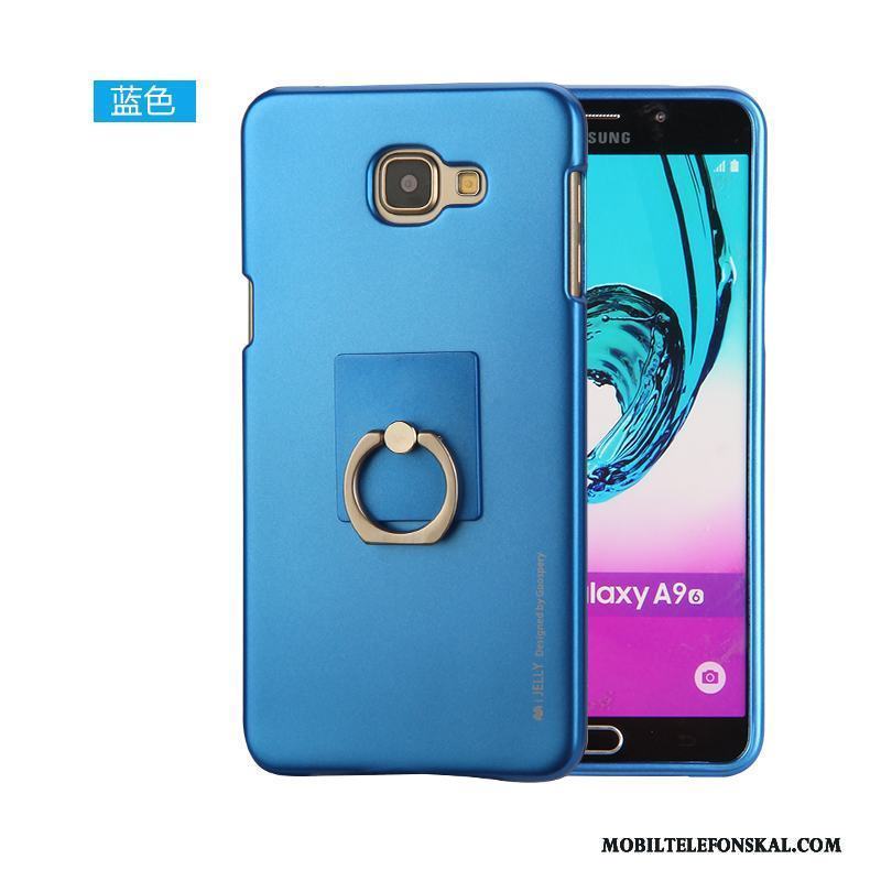 Samsung Galaxy A9 Skal Mjuk Silikon Slim Skydd Mörkgrön Fodral Hög