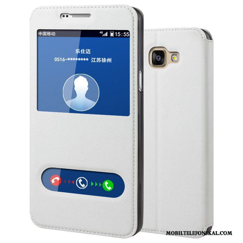 Samsung Galaxy A9 Skydd Skal Telefon Täcka Fodral Läderfodral Fallskydd Stjärna