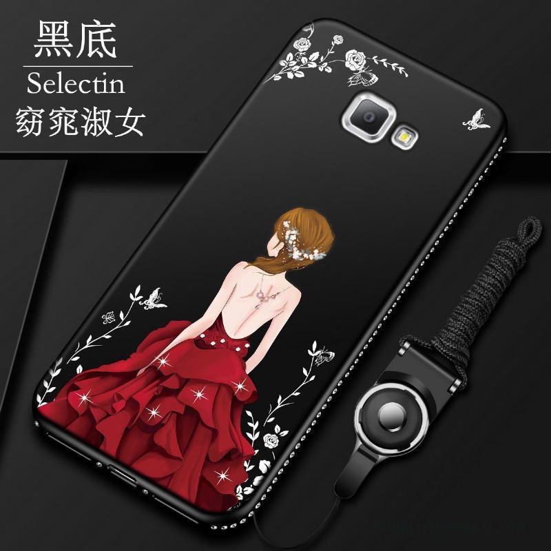 Samsung Galaxy A9 Stjärna Silikon Skydd Skal Telefon Mjuk All Inclusive Röd