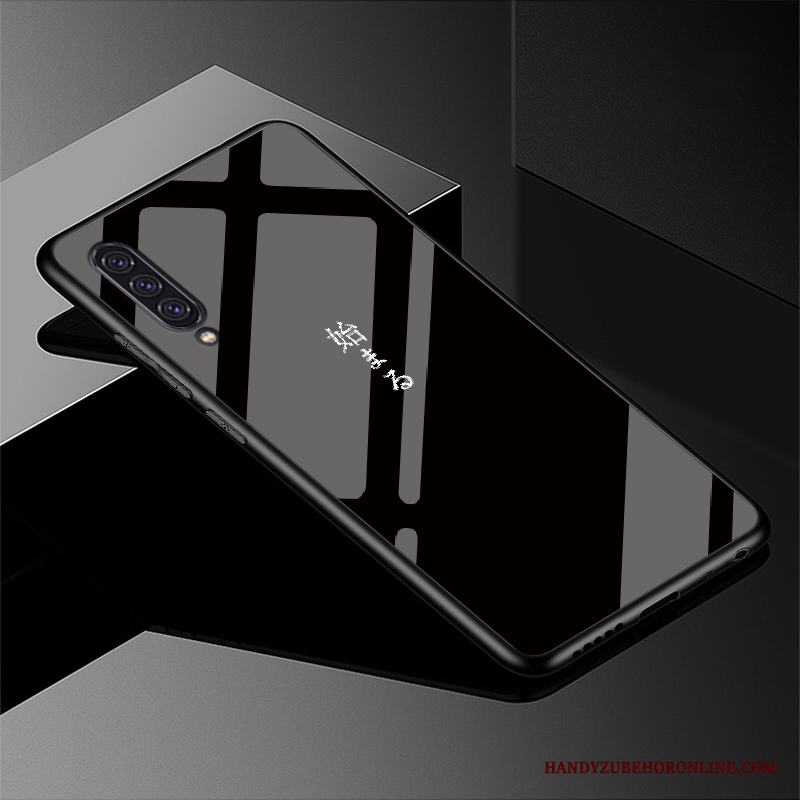 Samsung Galaxy A90 5g All Inclusive Fodral Personlighet Silikon Enkel Svart Skal Telefon