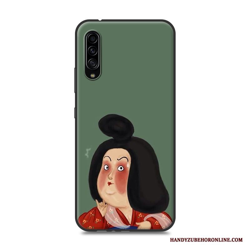 Samsung Galaxy A90 5g Par Gul Fodral Tecknat Skal Telefon Skydd Stjärna