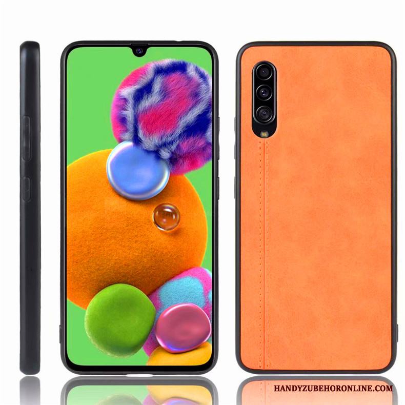 Samsung Galaxy A90 5g Skal Telefon Kreativa Stjärna Gul Skydd Fodral Enkel