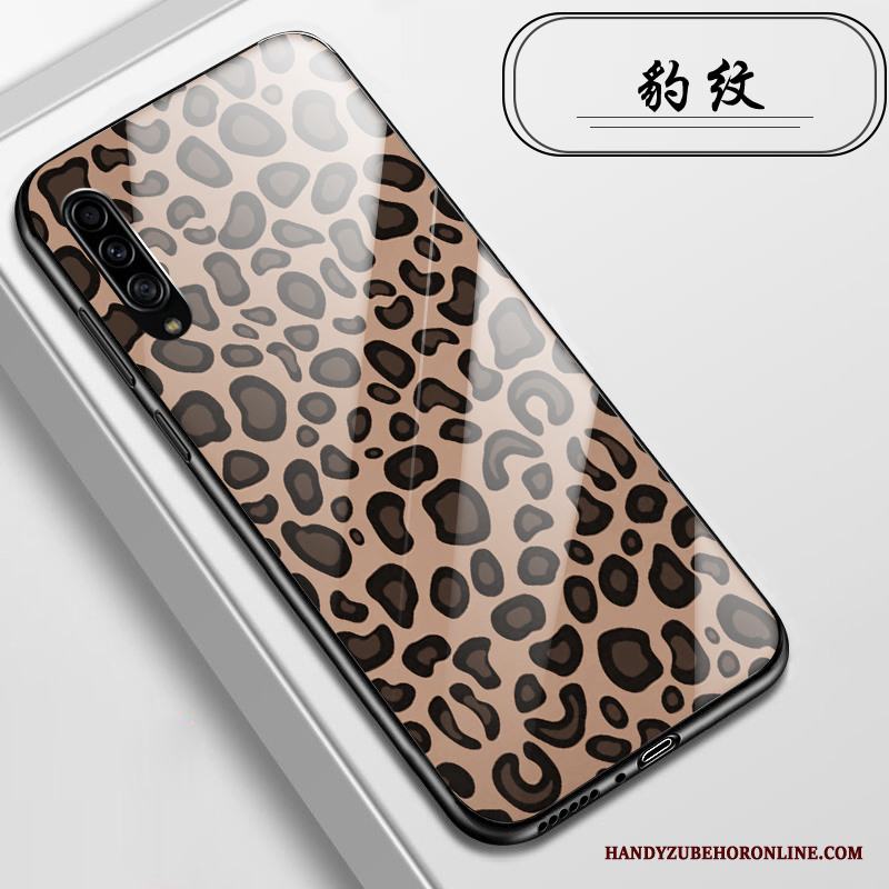 Samsung Galaxy A90 5g Älskar Fodral Stjärna Skydd Leopard Rosa Skal Telefon