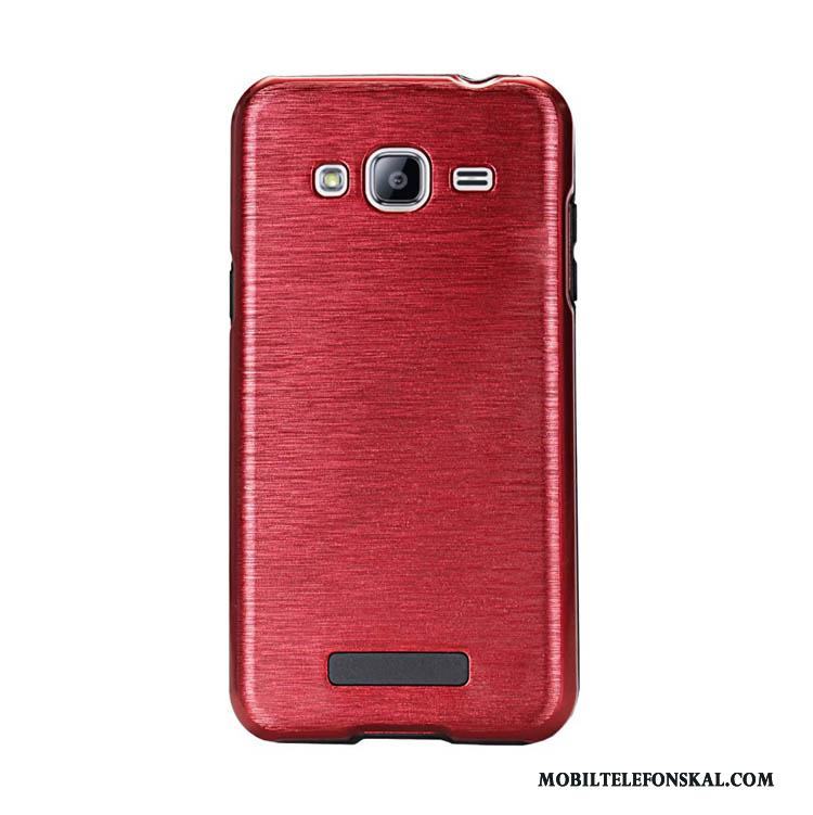Samsung Galaxy J3 2015 Personlighet Röd Skal Telefon Enkel Trend Kreativa Skydd