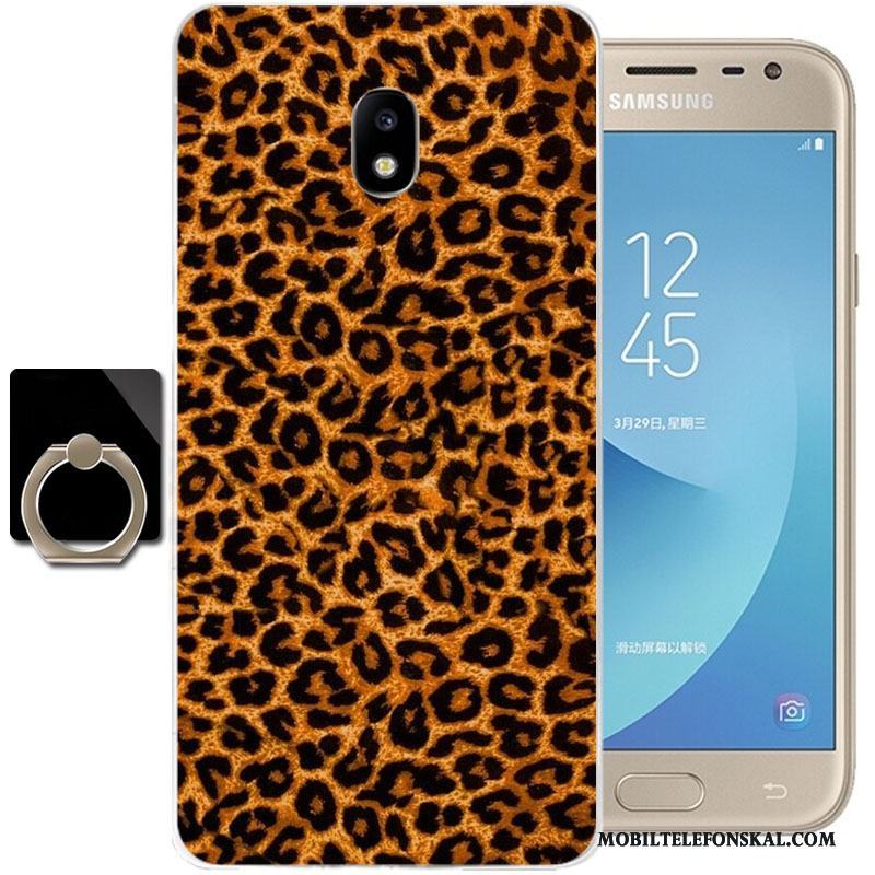 Samsung Galaxy J3 2017 Skydd Fallskydd Silikon Skal Telefon Fodral Grön Mjuk