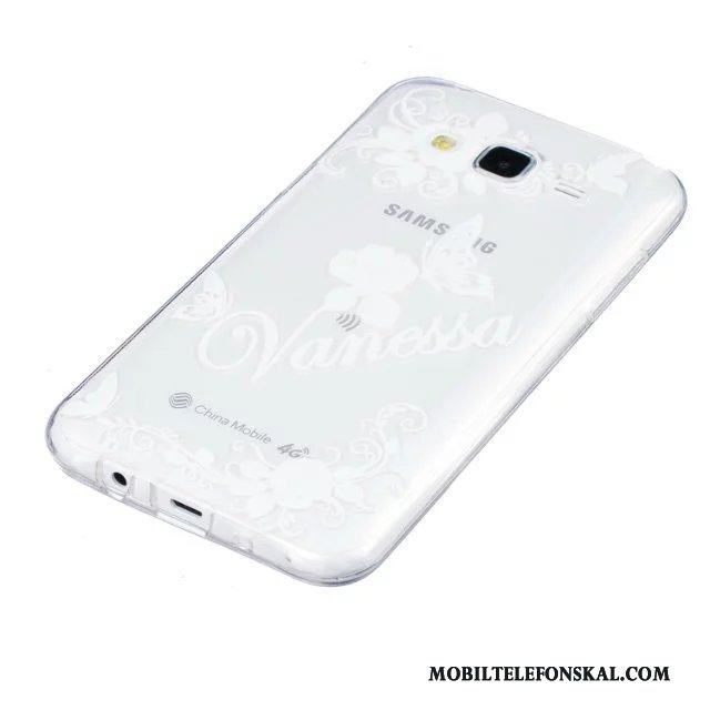Samsung Galaxy J5 2015 Blomma Skal Fodral Skydd Telefon Grön All Inclusive