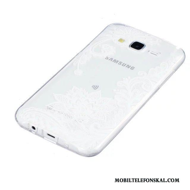 Samsung Galaxy J5 2015 Blomma Skal Fodral Skydd Telefon Grön All Inclusive