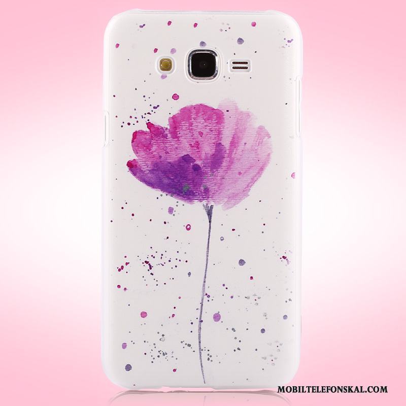 Samsung Galaxy J5 2015 Skal Blommor Mobil Telefon Stjärna Skydd Målade Telefon