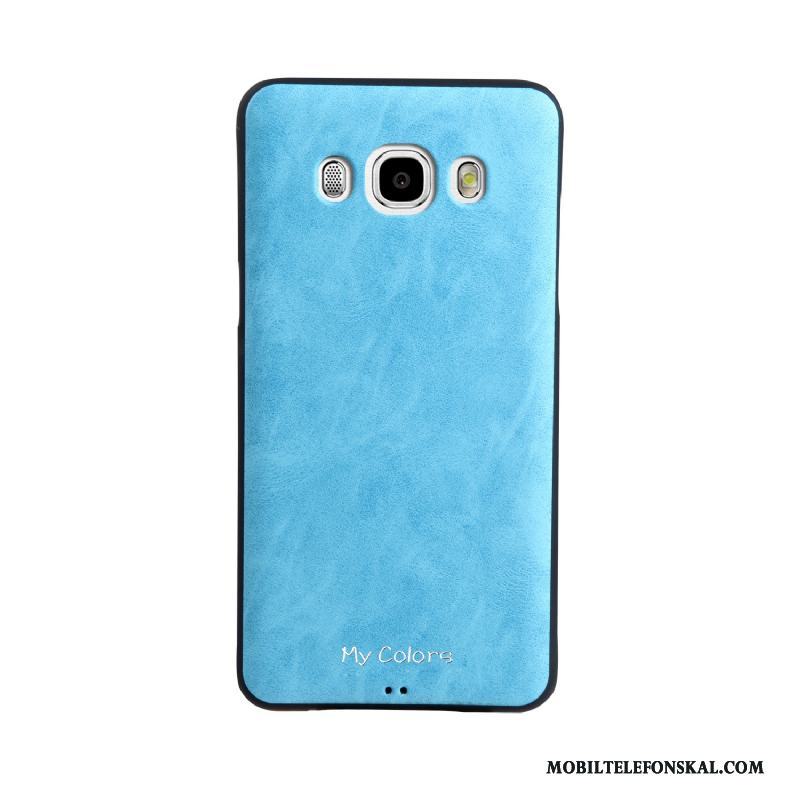 Samsung Galaxy J5 2016 Blå Stjärna Fodral Business Mjuk Skydd Skal Telefon