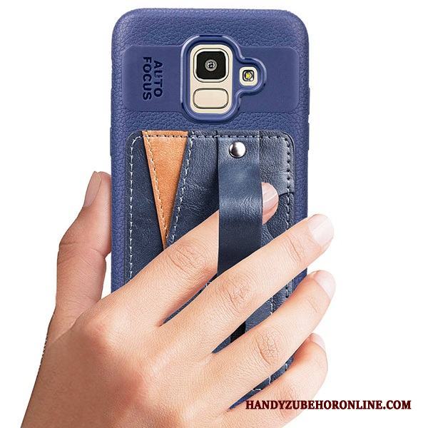 Samsung Galaxy J6 Skal Kort Fallskydd Fodral Telefon Mönster Mjuk