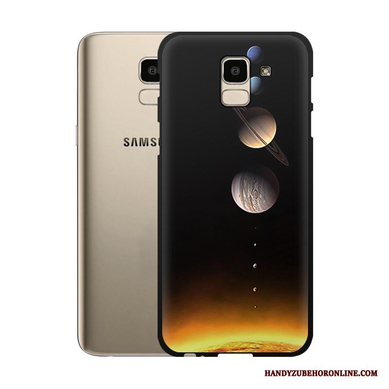 Samsung Galaxy J6 Tecknat Skydd Personlighet Fodral Stjärna Skal Telefon