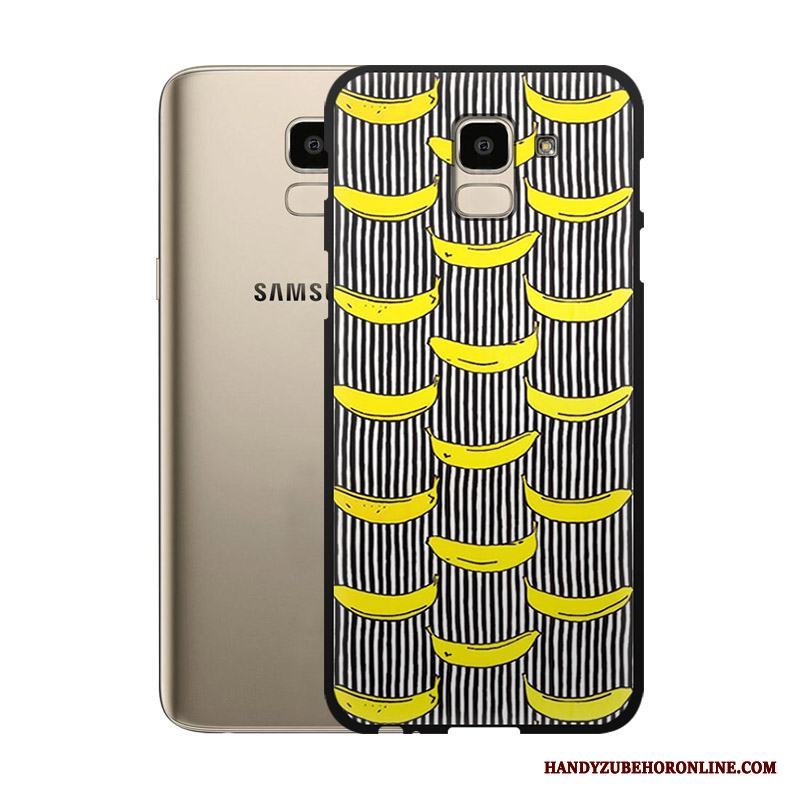 Samsung Galaxy J6 Tecknat Skydd Personlighet Fodral Stjärna Skal Telefon