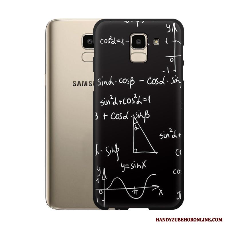 Samsung Galaxy J6 Tecknat Skydd Personlighet Fodral Stjärna Skal Telefon