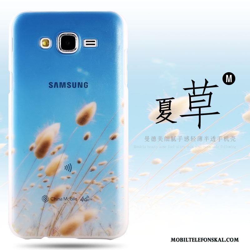 Samsung Galaxy J7 2015 Fodral Nubuck Skal Transparent Telefon Mobil Telefon Stjärna