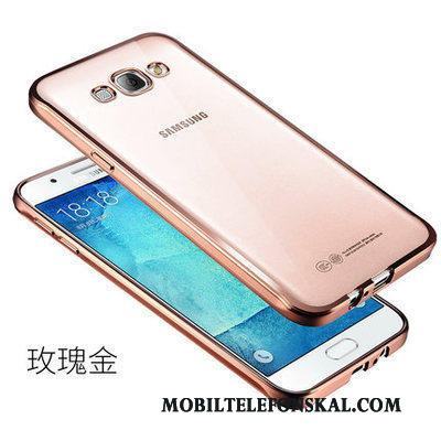 Samsung Galaxy J7 2015 Skal Stjärna Fallskydd Transparent Mjuk Mobil Telefon Guld