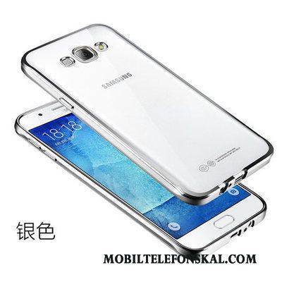 Samsung Galaxy J7 2015 Skal Stjärna Fallskydd Transparent Mjuk Mobil Telefon Guld