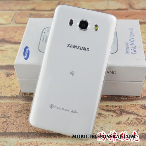 Samsung Galaxy J7 2016 Mjuk Stjärna Skal Telefon Purpur Silikon Skydd Fodral