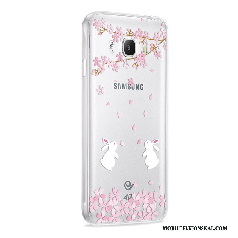 Samsung Galaxy J7 2016 Skydd Skal Telefon Stjärna Fodral Silikon Mjuk Fallskydd