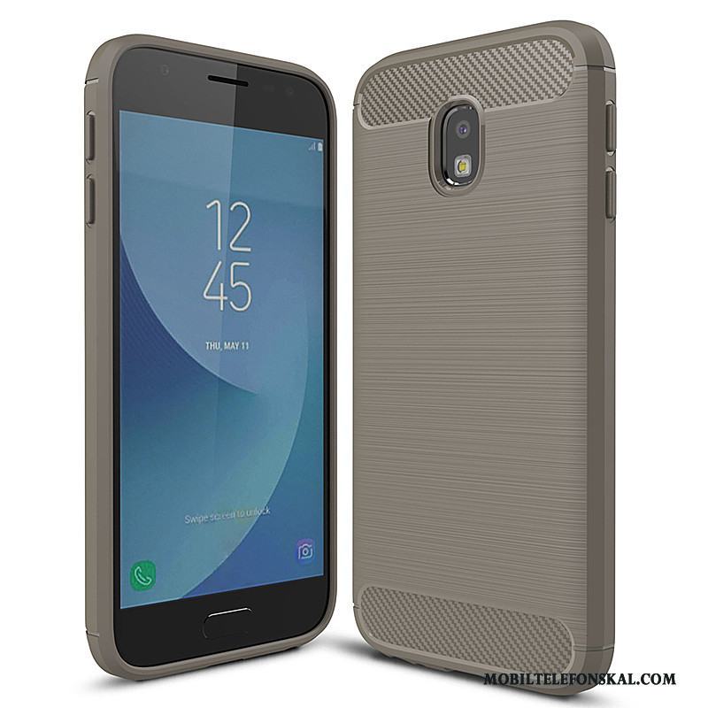 Samsung Galaxy J7 2017 Blå Fodral Mobil Telefon Stjärna Skydd Silikon Skal