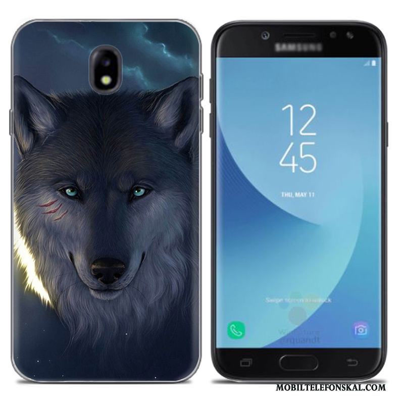 Samsung Galaxy J7 2017 Kreativa Skal Silikon Europa Mjuk Guld Mobil Telefon