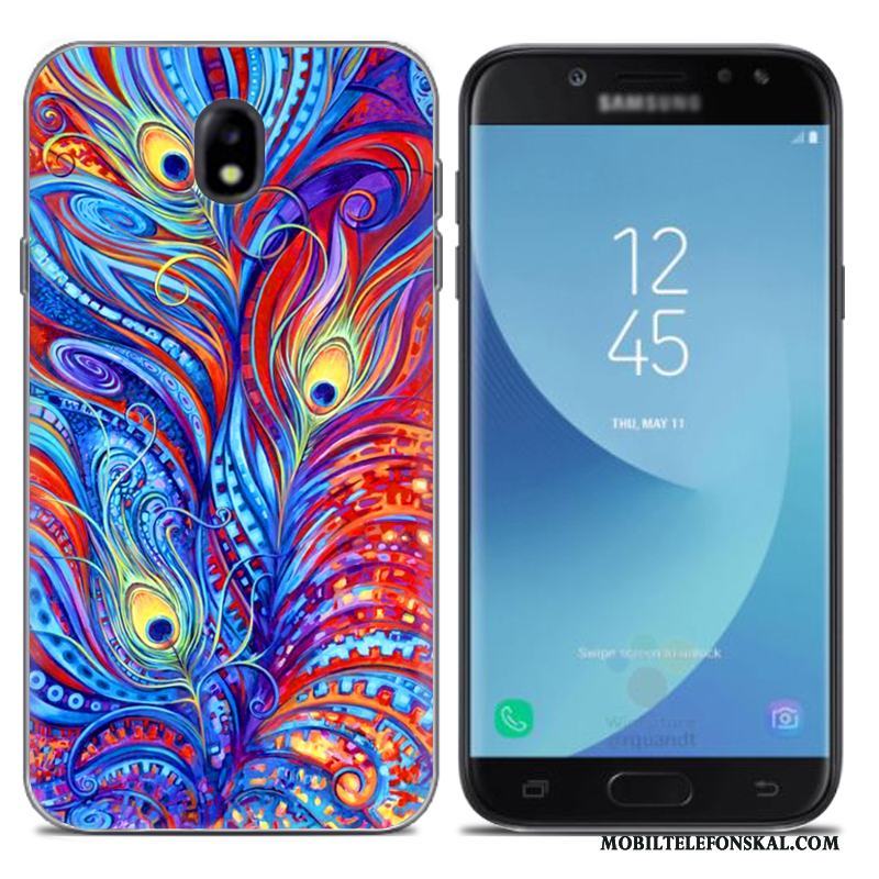 Samsung Galaxy J7 2017 Kreativa Skal Silikon Europa Mjuk Guld Mobil Telefon