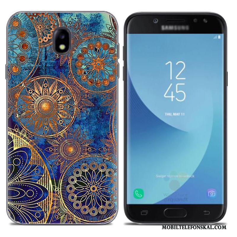 Samsung Galaxy J7 2017 Kreativa Skal Silikon Europa Mjuk Guld Mobil Telefon