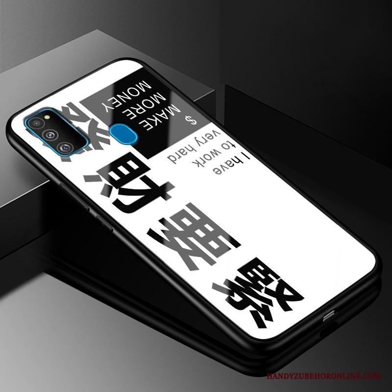 Samsung Galaxy M30s All Inclusive Fallskydd Silikon Skal Telefon Fodral Mode Svart