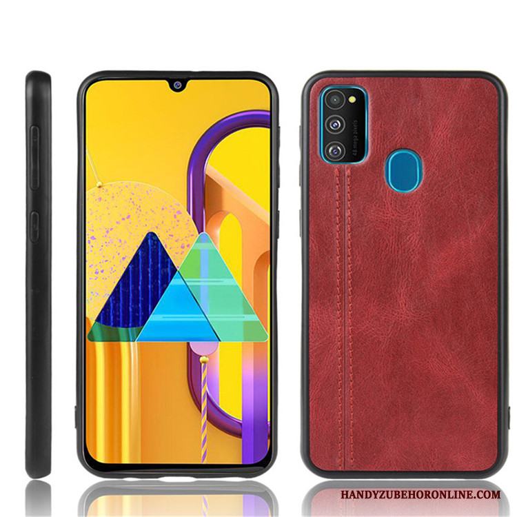 Samsung Galaxy M30s Skal Hård Skydd Trend Svart Telefon Fodral