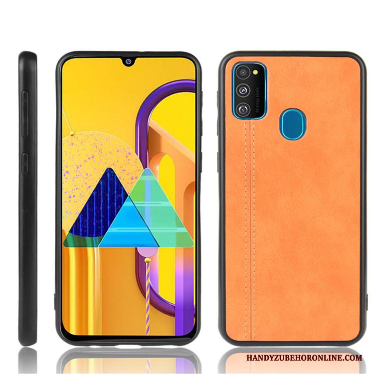 Samsung Galaxy M30s Skal Hård Skydd Trend Svart Telefon Fodral