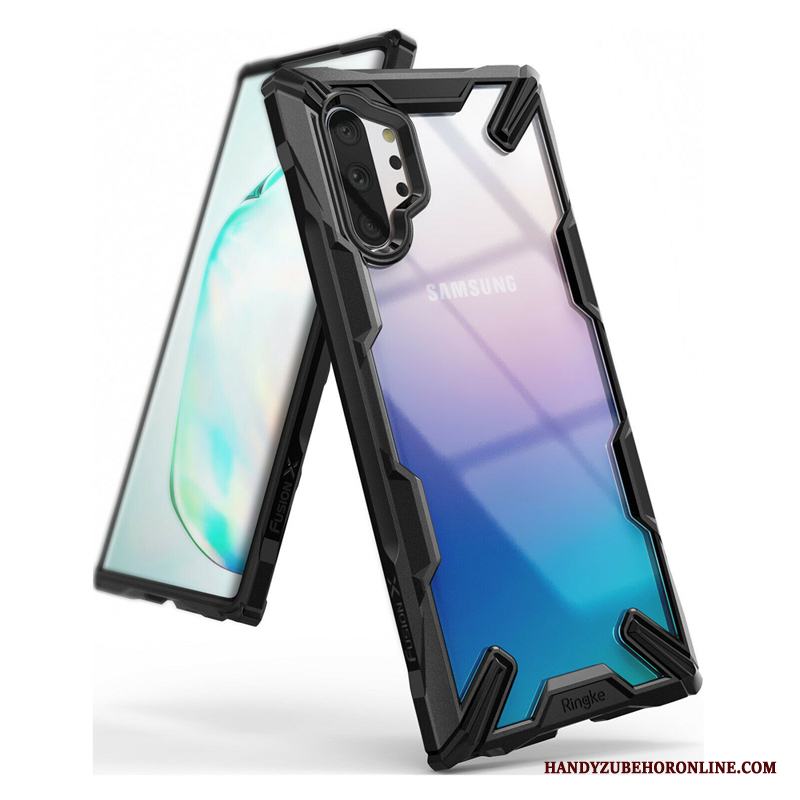 Samsung Galaxy Note 10+ Fodral Stjärna Kreativa Personlighet Skal Telefon Fallskydd Transparent