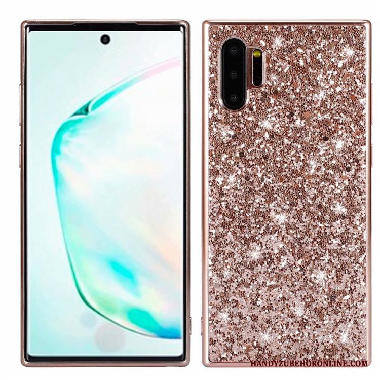 Samsung Galaxy Note 10+ Skal Telefon Fallskydd Pulver Fodral Blå Stjärna Kreativa