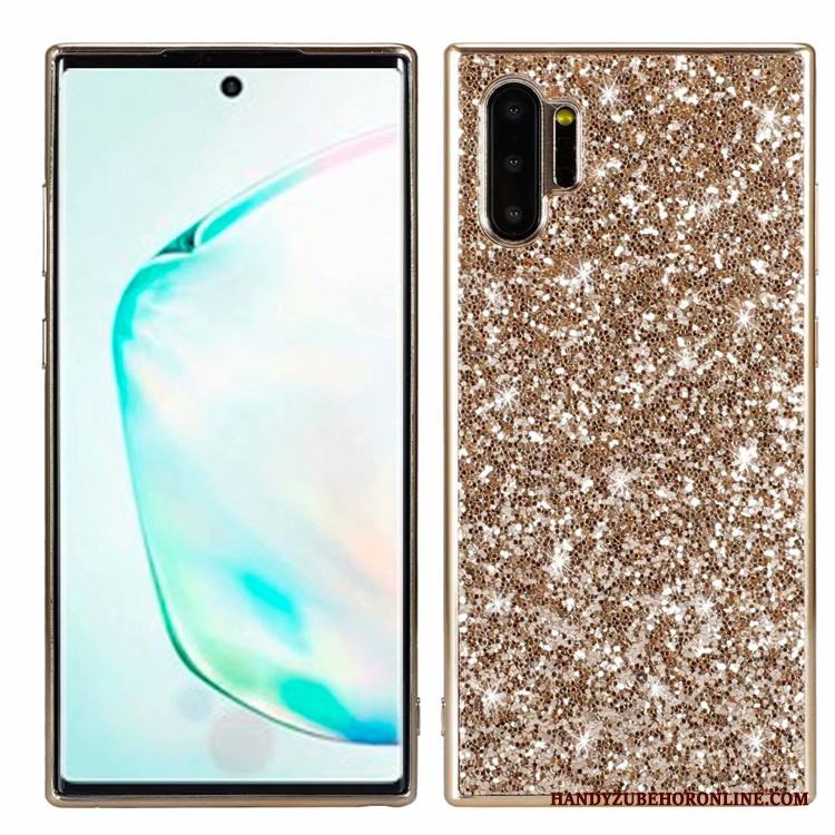 Samsung Galaxy Note 10+ Skal Telefon Fallskydd Pulver Fodral Blå Stjärna Kreativa