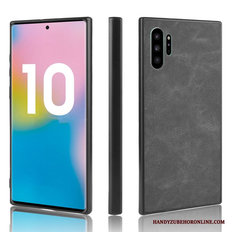 Samsung Galaxy Note 10+ Skal Telefon Ljus Liten Svart Stjärna All Inclusive