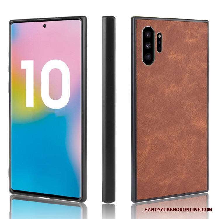 Samsung Galaxy Note 10+ Skal Telefon Ljus Liten Svart Stjärna All Inclusive